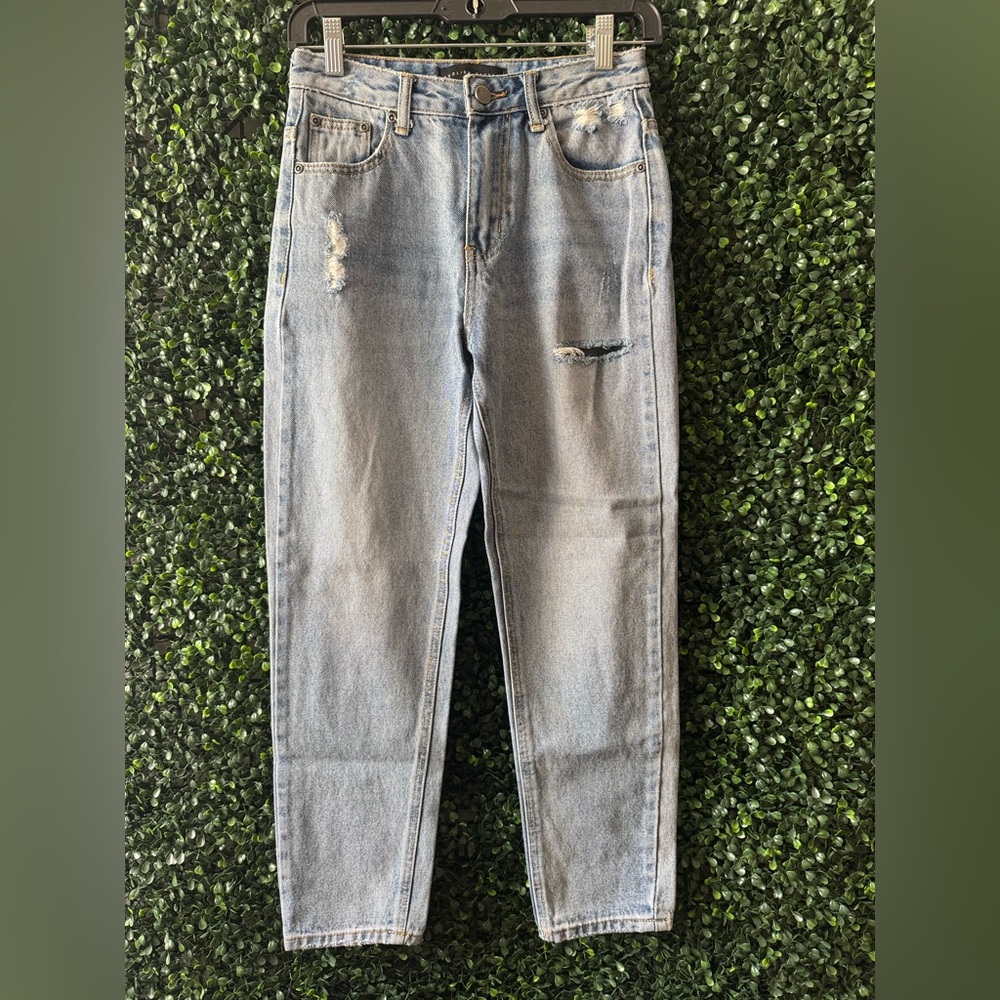 🔥5/$30🔥ANTHROPOLOGIE ENGLISH FACTORY DISTRESSED/DESTROYED MOM JEANS